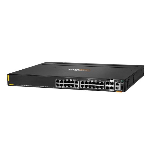 HPE Aruba Networking CX 6200M switch, 24 poorten Gigabit Class 4 PoE, 4x SFP+ (R8Q68A) 1/6 HPE Aruba Networking CX 6200M switch, 24 poorten Gigabit Class 4 PoE, 4x SFP+ (R8Q68A)