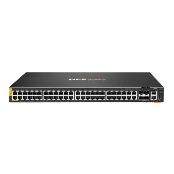 HPE Aruba Networking CX 6200F Layer 3-switch, 48x Gigabit Class 4 PoE, 4x SFP, 740W (S0M85A#ABB)
