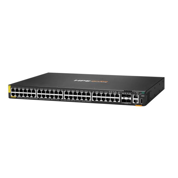 HPE Aruba Networking CX 6200F Layer 3-switch, 48x Gigabit Class 4 PoE, 4x SFP, 740W (S0M85A#ABB)