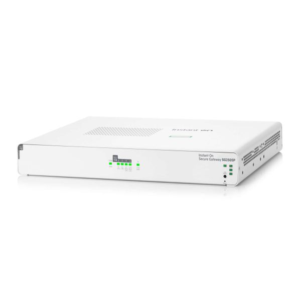 HPE Networking Instant On Secure Gateway SG2505P, 5 poorten, 2,5G SmartRate, PoE+ 64W (S0G34A#ABB)