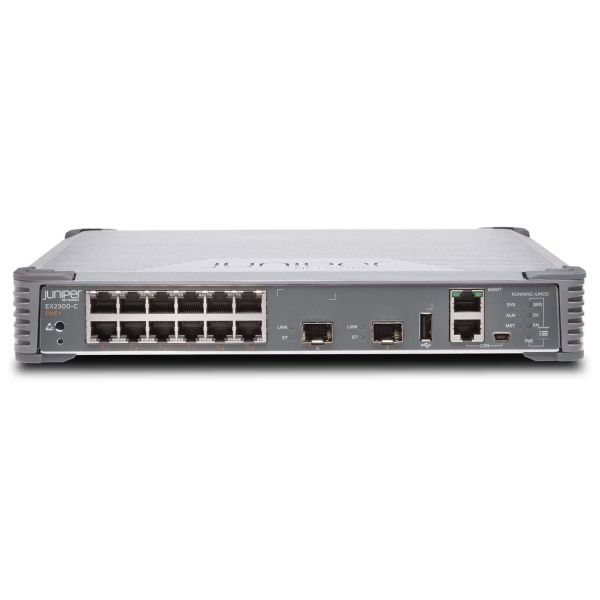 Juniper EX2300-C Managed L2/L3 Gigabit Ethernet (10/100/1000) 1U Zwart (EX2300-C-12T)