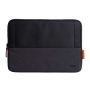 Trust Lisboa Laptop Sleeve 13,3 inch - Laptop sleeve – Voor laptops tot 13,3 inch – Gerecycled polyester – Zwart/Grijs (25350) thumbnail