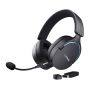 Trust GXT 491 Fayzo Gaming Headset - Draadloze gamingheadset – Bluetooth en USB verbinding – Afneembare microfoon – Zwart (24901) thumbnail