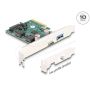 DELOCK PCI Express x4 Karte zu 1 x extern USB 10 Gbps Type-C (90107) thumbnail