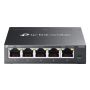 TP-Link Omada ES205G netwerk-switch Managed Gigabit Ethernet (10/100/1000) Zwart (ES205G) thumbnail
