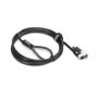 Lenovo 4XE1F30277 kabelslot Zwart 1,8 m (4XE1F30277) thumbnail