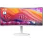 MSI Modern MD342CQPWDE computer monitor 86,4 cm (34") 3440 x 1440 Pixels UltraWide Quad HD LCD Wit (9S6-3PC59H-040) thumbnail