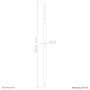 Neomounts FPMA-CP200 Verlengbuis TV-beugel plafond - h 200 cm (FPMA-CP200) thumbnail