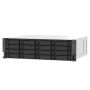 QNAP TS-1673AU-RP-16G data-opslag-server NAS Rack (3U) Ryzen Embedded V1500B 16 GB DDR4 0 TB QNAP QTS Zwart, Grijs (TS-1673AU-RP-16G) thumbnail