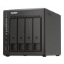 QNAP TS-453E NAS Tower Intel® Celeron® J6412 8 GB 0 TB QNAP QTS Zwart (TS-453E-8G) thumbnail