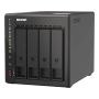 QNAP TS-453E NAS Tower Intel® Celeron® J6412 8 GB 0 TB QNAP QTS Zwart (TS-453E-8G) thumbnail