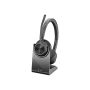 HP Plantronics Poly BT Headset Voyager 4320 UC Stereo USB-C mit Stand (218479-01) (218479-01) thumbnail