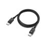 Lenovo 4X91U92142 DisplayPort kabel 1,8 m Zwart (4X91U92142) thumbnail
