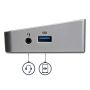 StarTech.com Triple Monitor USB 3.0 Docking Station met 2x 4K DisplayPort & HDMI - 5 Port USB-A Hub (1x Fast-Charge), 3.5mm Audio, GbE - USB Type A Universeel Laptop Dock voor MacOS / Windows (USB3DOCKH2DP) thumbnail