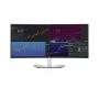 DELL UltraSharp U3824DW computer monitor 95,2 cm (37.5") 3840 x 1600 Pixels Wide Quad HD+ LCD Zwart, Zilver (DELL-U3824DW) thumbnail