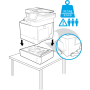 HP 550-vel papierinvoertray 3 voor LaserJet-printers (A006143) thumbnail