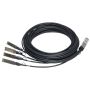 HPE X240 40G QSFP+ naar 4x 10G SFP+ DAC-splitterkabel, koper, 3 m (JG330A) thumbnail