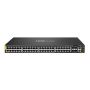 HPE Aruba Networking CX 6200F Layer 3 switch, 48 poorten Class 4 PoE, 4x SFP+, 740W (JL728B#ABB) thumbnail