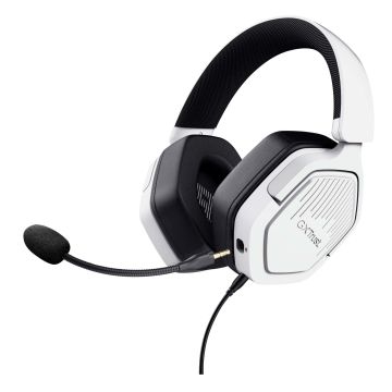 Trust GXT 492W Carus Gaming Headset - Bedrade gamingheadset – Afneembare microfoon – Over-ear ontwerp – Wit (25448) thumbnail