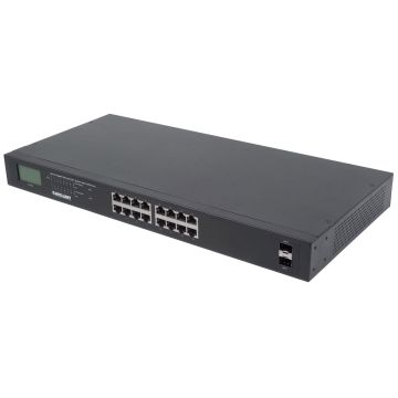 Intellinet 561259 netwerk-switch Unmanaged Gigabit Ethernet (10/100/1000) Power over Ethernet (PoE) Zwart (561259) thumbnail