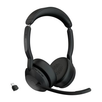 Jabra Evolve2 55 Headset Draadloos Hoofdband Kantoor/callcenter USB Type-C Bluetooth Oplaadhouder (25599-989-899) thumbnail