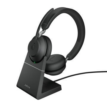 Jabra Evolve2 65 Headset Draadloos Hoofdband Kantoor/callcenter USB Type-A Bluetooth Oplaadhouder Zwart (26599-989-989) thumbnail