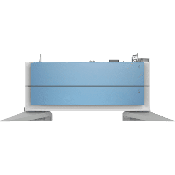 HP LaserJet 2x520 sheet Workgroup Paper Tray/Stand (6GW46A) thumbnail