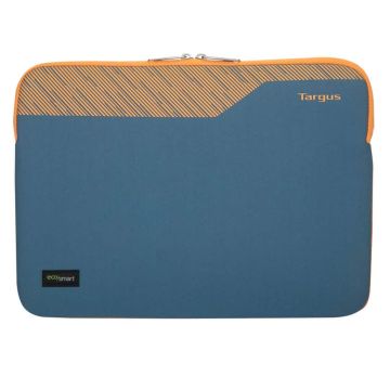 Targus Pulse II EcoSmart 35,6 cm (14") Opbergmap/sleeve Blauw, Oranje (TBS97002GL) thumbnail