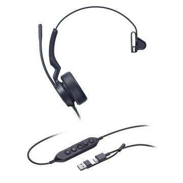 Yealink UH44 Mono Teams USB-C/A Headset (1308188) thumbnail