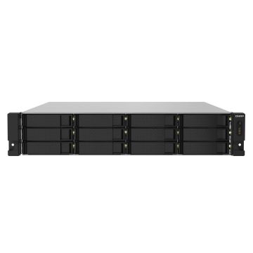 QNAP TS-1232PXU-RP NAS Rack (2U) Annapurna Labs AL324 4 GB DDR4 0 TB QNAP QTS Zwart