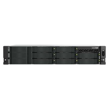 QNAP TS-855EU-8G data-opslag-server NAS Rack (2U) Intel Atom® C5125 8 GB DDR4 0 TB QuTS hero Zwart