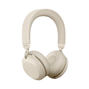 Jabra Evolve2 75 Headset Draadloos Hoofdband Kantoor/callcenter USB Type-C Bluetooth Oplaadhouder Beige (27599-989-898) thumbnail