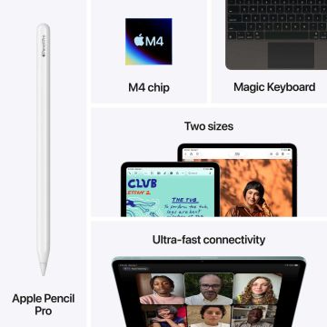Apple iPad Air 13 inch M4 WiFi 256GB - Space Grey (MH5U4HC/A) thumbnail