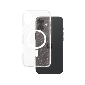 PanzerGlass CARE™ by ® Star Lit Case w. White MagSafe iPhone 16 Plus mobiele telefoon behuizingen Hoes Transparant (1343) thumbnail