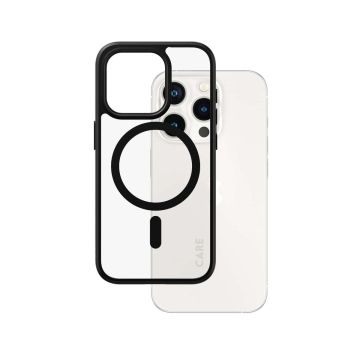 PanzerGlass CARE™ by ® Urban Combat Case Transparent w. Black MagSafe iPhone 15 Pro mobiele telefoon behuizingen 15,5 cm (6.12") Hoes Zwart (1426) thumbnail