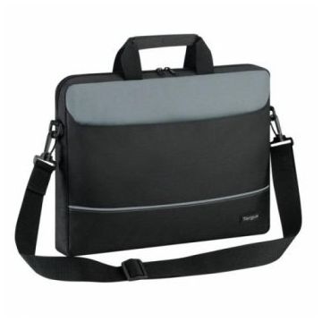 Targus TBT238EU laptoptas 39,6 cm (15.6") Zwart, Grijs (TBT238EU) thumbnail