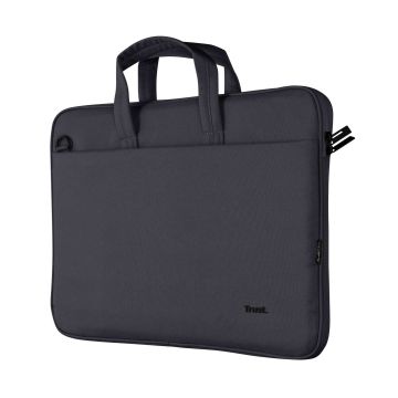 Trust Bologna Laptop Sleeve 16 inch - Laptop sleeve – Voor laptops tot 16 inch – Gerecycled polyester – Zwart (24447) thumbnail