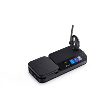 Yealink BH71-WORKSTATION hoofdtelefoon/headset Draadloos In-ear Kantoor/callcenter Bluetooth Oplaadhouder Zwart (1208653) thumbnail