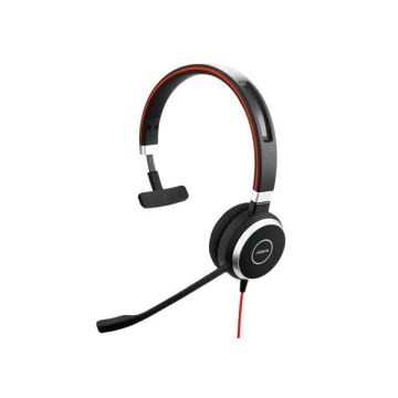 Jabra Evolve 40 Headset Bedraad Hoofdband Kantoor/callcenter USB Type-C Bluetooth Zwart (6393-829-289) thumbnail