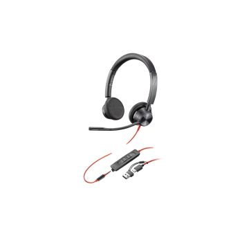 HP Poly Blackwire 3325 Binaural On-ear Wired Noise-cancelling Headset (8M3V4AA) thumbnail