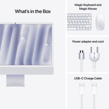 Apple iMac 24'' Silber CTO M4 8-Core (512GB) (Z1E2-0010000) (Z1E2-0010000) thumbnail
