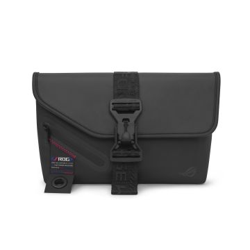 ASUS ROG SLASH Sling Bag 2.0 Polyester, Polyurethaan (PU), Thermoplastic polyurethaan (TPU) Zwart, Blauw, Roze Unisex Schoudertas (90XB08R0-BME000) thumbnail