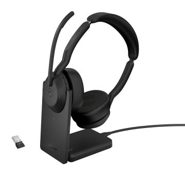 Jabra Evolve2 55 Headset Draadloos Hoofdband Kantoor/callcenter USB Type-C Bluetooth (25599-999-989) thumbnail