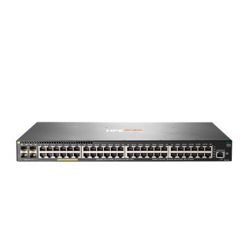 HPE Aruba Networking 2930F Layer 3 switch, 48 poorten Gigabit PoE+ en 4x SFP+, TAA-compliant