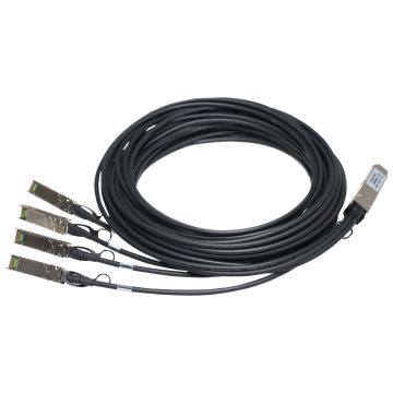 HPE X240 40G QSFP+ naar 4x 10G SFP+ DAC-splitterkabel, koper, 3 m