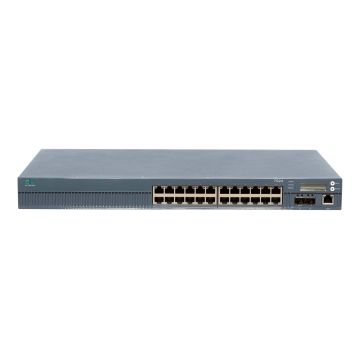 HPE Aruba 7024 Mobility Controller, 24 poorten PoE+ 400W, 2x 10G SFP+, 32 AP's, 2.048 clients (JW682A) thumbnail