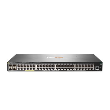 HPE Aruba Networking 2930F switch, 48 poorten Gigabit PoE+, 4x SFP, Layer 3