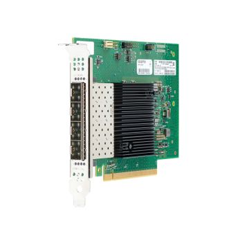 HPE Intel E810-XXVDA4 Ethernet-netwerkadapter, 10/25 Gb, 4 poorten SFP28, PCIe Gen4 x16