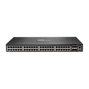 HPE Aruba Networking CX 6200F 48G 4SFP+ switch, 48x Gigabit, 4x SFP+, non-PoE