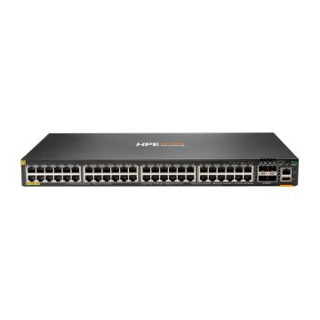 HPE Aruba Networking CX 6200F, 48-poorts Gigabit-switch met 4x SFP+ uplinks, non-PoE